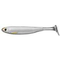 Shad Livetarget Slowroll Shiner Paddle Tail, culoare Silver-Pearl, 8.5cm, 4buc - 1
