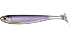Shad Livetarget Slowroll Shiner Paddle Tail, culoare Silver-Purple, 12.5cm, 3buc