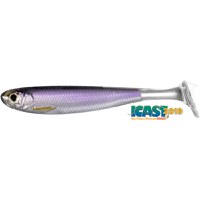 Shad Livetarget Slowroll Shiner Paddle Tail, culoare Silver-Purple, 12.5cm, 3buc - 2