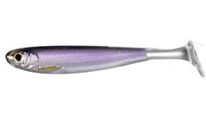 Shad Livetarget Slowroll Shiner Paddle Tail, culoare Silver-Purple, 8.5cm, 4buc