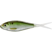 Shad Livetarget Soft Jerkbait, culoare Silver-Green, 9cm, 4buc - 1