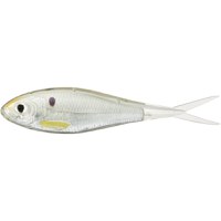 Shad Livetarget Soft Jerkbait, culoare Silver-Pearl, 11cm, 4buc - 1
