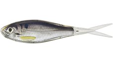 Shad Livetarget Soft Jerkbait, culoare Silver-Smoke, 9cm, 4buc