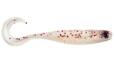 Shad Mustad Mezashi Curly Tail Minnow, Clear Magic, 9cm, 6buc