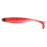 Shad Mustad Mezashi Minnow, Transparent Red, 8.8cm, 6 buc - 1