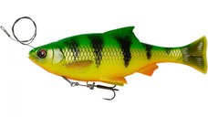 Shad Savage Gear 4D Line Thru Pulsetail Roach Firetiger 18cm, 90g
