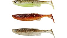 Shad Savage Gear Fat Minnow T-Tail, Clearwater Mix, 9cm, 5buc/plic