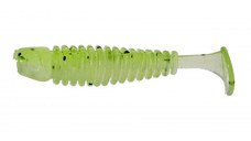 Shad soft Gunki Tipsy-S, Neon Pepper Chartreuse, 3.8cm, 15buc