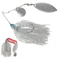 Spinnerbait Herakles Flatter Compact Tandem, Silver, 7g - 1