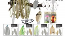 Spinnerbait Herakles Flatter, Silver, 21g