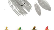 Spinnerbait Herakles Flatter, Silver, 28g