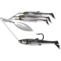 Spinnerbait Live Target BaitBall Spinner Rig Large, Smoke/Silver, 14g - 1