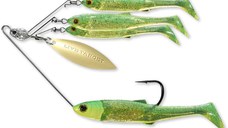 Spinnerbait Livetarget Rig, Medium, culoare Lime Chart-Gold, 14g