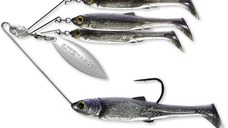 Spinnerbait Livetarget Rig, Medium, culoare Purple Pearl-Silver, 14g