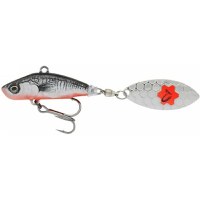 Spinnertail Savage Gear 3D Sticklebait Tail Spin, Sinking, 6.5cm, 9g, Black Red - 1