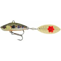 Spinnertail Savage Gear 3D Sticklebait Tail Spin, Sinking, 7.3cm, 13g, Brown Trout Smolt - 1