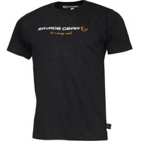 Tricou Savage Gear Junior, Black Ink (Marime: S) - 1