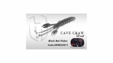 Twister Cave Craw 9.6cm Black Red Flakes Herakles