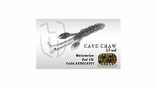 Twister Cave Craw 9.6cm Watermelon Red Flakes Herakles