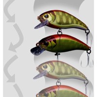 Vobler Jackall Tricoroll Mai 45S, culoare Silver Pink Yamame, 4.5cm, 3.7g - 2