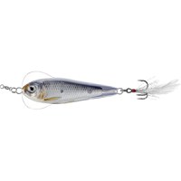 Vobler Livetarget Flitter Shad, culoare Silver-Black, 6cm, 21g - 1