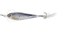 Vobler Livetarget Flitter Shad, culoare Silver-Black, 6cm, 21g