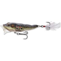 Vobler Livetarget Frog Popper, culoare Brown-Black, 7.5cm, 14g - 1