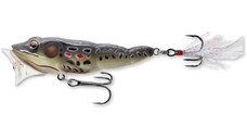 Vobler Livetarget Frog Popper, culoare Brown-Black, 7.5cm, 14g