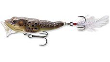 Vobler Livetarget Frog Popper, culoare Tan-Brown, 7.5cm, 14g