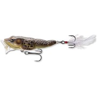 Vobler Livetarget Frog Popper, culoare Tan-Brown, 7.5cm, 14g - 1