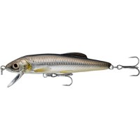 Vobler Livetarget Minnow Finesse, culoare Silver-Black, 6cm, 3g - 1