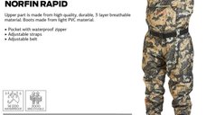 Waders cu cizme Norfin Rapid, camuflaj (Marime: 41)