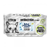 Absorb Plus, Antibacterian Pet Wipes Baby Powder, 80 buc - 1