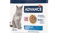 Advance Cat Wet Sterilized Curcan Multipack, 4x85 g