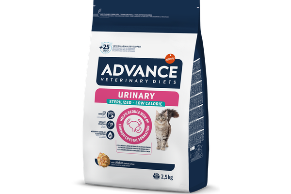 Advance Veterinary Diets Cat Urinary Sterilised Low Calorie, 2.5 kg