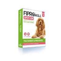 Antiparazitar Extern Pentru Caine 10-20 Kg Fiprokill Dog "M" 134 Mg Spot-on 3 Pip/ Cut - 1