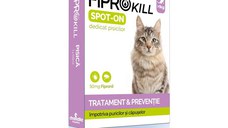 Antiparazitar Extern Pentru Pisica Fiprokill Cat 50 Mg Spot-on 3 Pip/ Cut