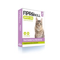 Antiparazitar Extern Pentru Pisica Fiprokill Cat 50 Mg Spot-on 3 Pip/ Cut - 1