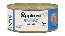 Applaws Chicken Tuna Fillet with Crab, conserva, 70 g