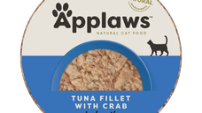 Applaws Succulent Tuna Fillet with Crab, 60 g