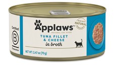 Applaws Tuna Fillet with Cheese, conserva, 70 g