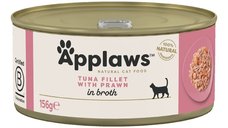 Applaws Tuna Fillet with Prawn, conserva, 156 g