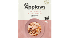 Applaws Tuna Fillet with Salmon in Broth, plic, 70 g