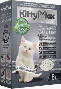 Asternut Igienic Premium KittyMax Active Carbon pentru Pisici, 6 L - 1