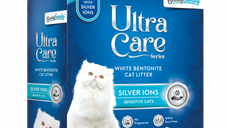 Asternut Igienic Ultra Care Ioni de Argint pentru Pisici Sensibile, 8 L