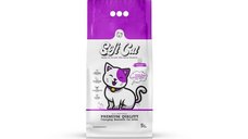 Asternut Pisica SOFTCAT 5L cu aroma de Lavanda