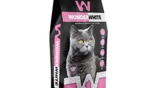 Asternut Pisica WONDERWHITE 5 kg cu aroma de Pudra de Talc