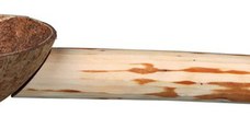 Bat Colivie Natural cu Hranitor 25 cm 58747