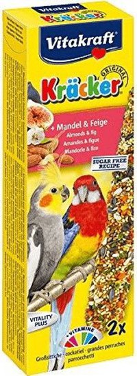 Baton pentru nimfe, Vitakraft Kracker Migdale, 180 g - 1