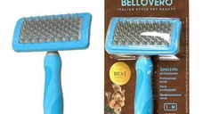 Bellovero Perie baie/ masaj pentru caini si pisici, cauciuc